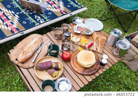 在公園享用美食 在公園享用美食 86853722