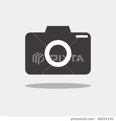Camera and shadow icon Camera and shadow icon 86854140