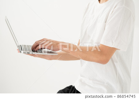Male laptop 86854745