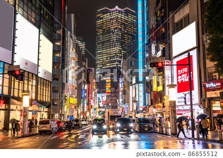 《Tokyo》 Rainy downtown Shibuya, Tokyo 《Tokyo》 Rainy downtown Shibuya, Tokyo 86855512