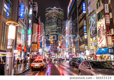 《Tokyo》 Rainy downtown Shibuya, Tokyo 《Tokyo》 Rainy downtown Shibuya, Tokyo 86855519