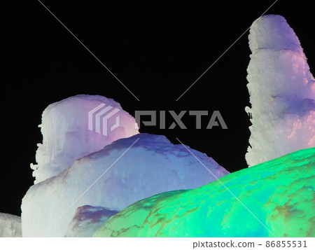 燈火通明的冰雪節展品 86855531