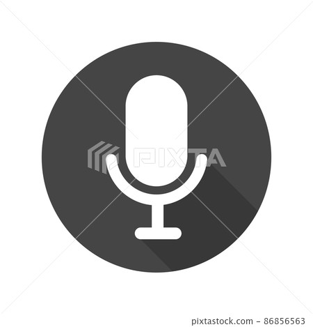 Modern microphone icon. vector. 86856563