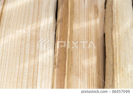 The texture of chopped firewood, close, harvest for the winter 86857099