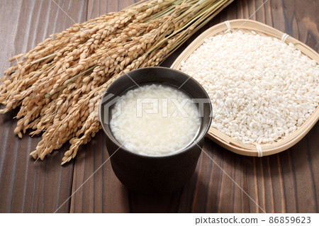Sweet Sake and Rice Koji 86859623