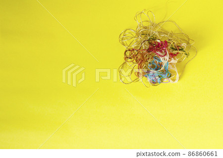 Entangled embroidery thread Entangled embroidery thread 86860661