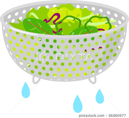 Colander with vegetables, drainer Colander with vegetables, drainer 86860977