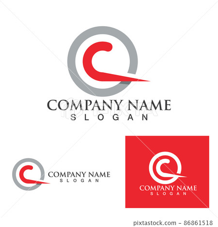 C Logo Template Design Vector, 86861518