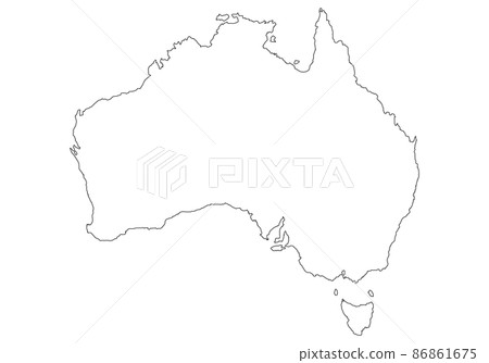 Blank map of Australia Blank map of Australia 86861675