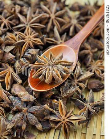 dried spice star anise hall, food, octagonal incense dried spice star anise hall, food, octagonal incense 86861825