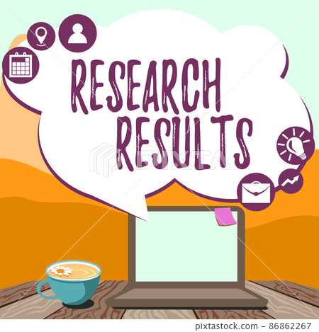 Sign displaying Research Results. Business showcase findings of the study based upon the information gathered Hand Typing On Laptop Beside Coffe Mug And Plant Working From Home. Sign displaying Research Results. Business showcase findings of the study based upon the information gathered Hand Typing On Laptop Beside Coffe Mug And Plant Working From Home. 86862267