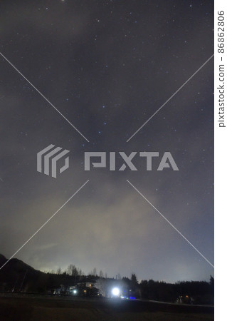 Hakushu-cho, Hokuto City, Big Dipper that began to sink in the fog 86862806