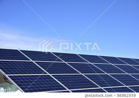 北海道冬季太陽能電池板 86862859