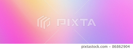 Abstract pastel holographic blurred grainy gradient banner background 86862904