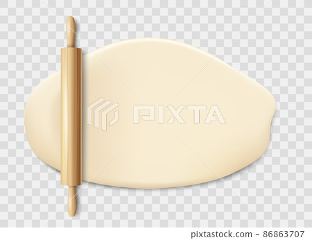 Pastry roll illustration 86863707