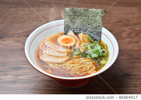 注) Steam 已修整。中國麵條，醬油拉麵，拉麵，拉麵，中國麵條。 86864817