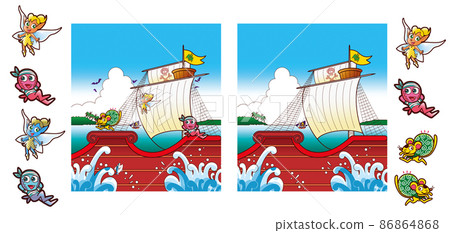 海盜船,背景,材料 001 海盜船,背景,材料 001 86864868