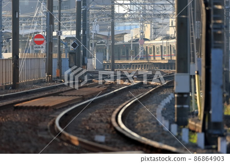 鐵軌圖像 鐵軌圖像 86864903