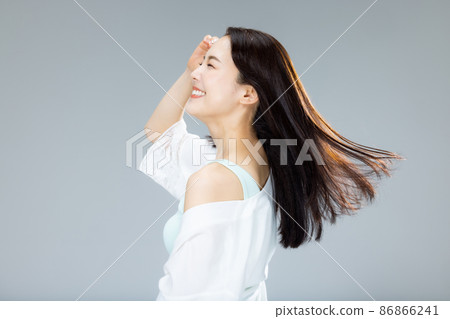 Female hair beauty 86866241