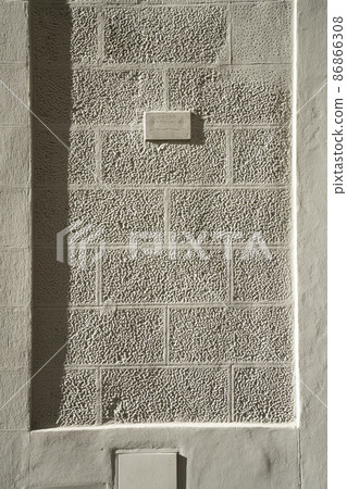 flood level reached by the Arno river in 1844 in Florence, Italy 86866308