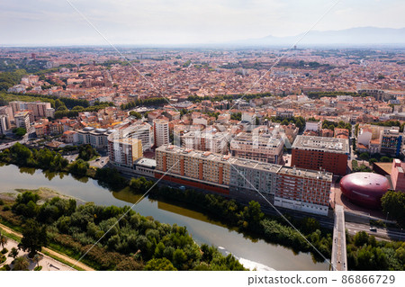 Aerial photo of Perpignan, France 86866729