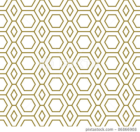 Seamless geometric ornament . Brown color thin lines . Seamless geometric ornament . Brown color thin lines . 86866908