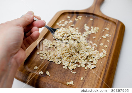 Oatmeal wooden plate Oatmeal wooden plate 86867995