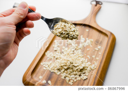 Oatmeal wooden plate Oatmeal wooden plate 86867996