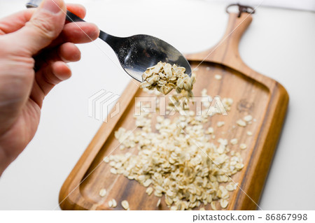 Oatmeal wooden plate Oatmeal wooden plate 86867998