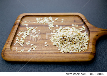 Oatmeal wooden plate 86868002