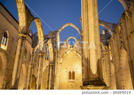 PORTUGAL LISBON CARMO CHURCH PORTUGAL LISBON CARMO CHURCH 86869019