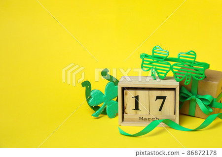 Different St.Patrick's Day accessories, space for text Different St.Patrick's Day accessories, space for text 86872178