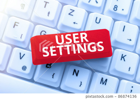 Conceptual display User Settings. Business approach Configuration of appearance Operating System Personalized Editing And Publishing Online News Article, Typing Visual Novel Scripts Conceptual display User Settings. Business approach Configuration of appearance Operating System Personalized Editing And Publishing Online News Article, Typing Visual Novel Scripts 86874136