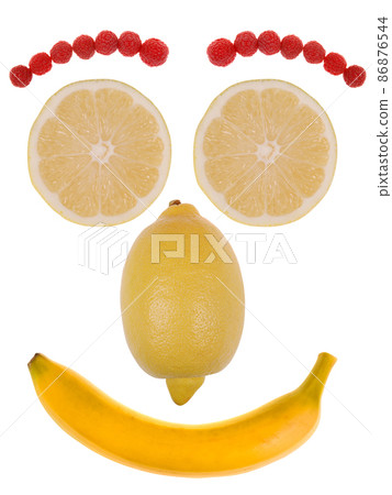 Funny face made from fruit Funny face made from fruit 86876544