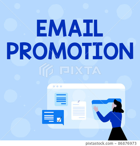 Inspiration showing sign Email Promotion. Business showcase commercial broadcast which offers incentives to drive sales Woman Arranging Browser History, Editing Organizing Online Files, Inspiration showing sign Email Promotion. Business showcase commercial broadcast which offers incentives to drive sales Woman Arranging Browser History, Editing Organizing Online Files, 86876973