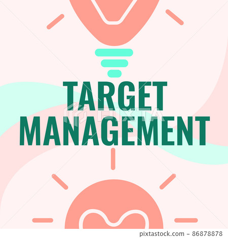 Writing displaying text Target Management. Internet Concept nurturing the engagement of customers in the business Glowing Light Bulb Drawing Displaying Fresh Discoveries. 86878878