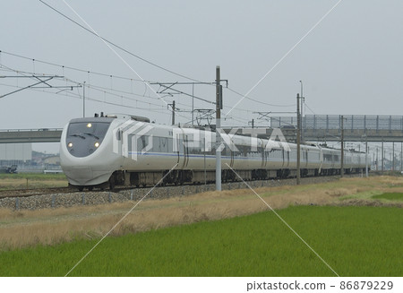 北陸本線加賀-笠間-三河JR西681系列W02+T32+T13編隊(金澤)雷鳥 北陸本線加賀-笠間-三河JR西681系列W02+T32+T13編隊(金澤)雷鳥 86879229