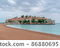 Sveti Stefan island, Budva riviera, Montenegro 86880695