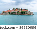 Sveti Stefan island, Budva riviera, Montenegro 86880696