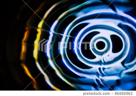Sound waves in the dark in full color 86880862