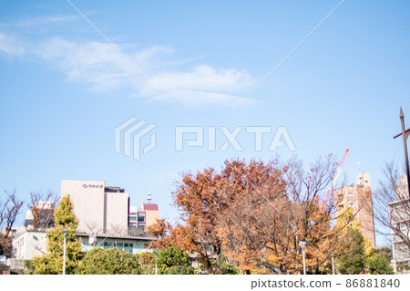Around Rekisen Park / Tokyo 86881840