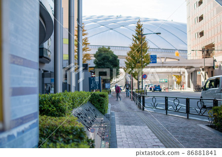 In front of Bunkyo Civic Center / Tokyo 86881841