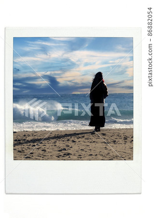 Sand dunes (Shizuoka Nakatajima sand dunes) Polar style Sand dunes (Shizuoka Nakatajima sand dunes) Polar style 86882054