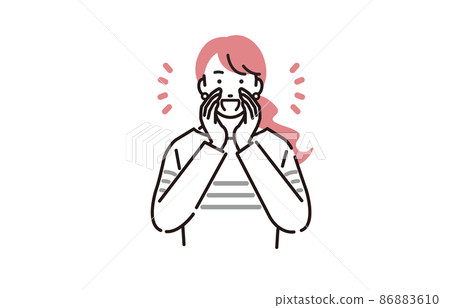 女性打電話給一個人 女性打電話給一個人 86883610