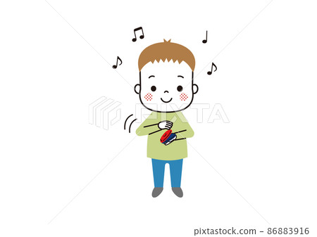 男孩打響板 86883916