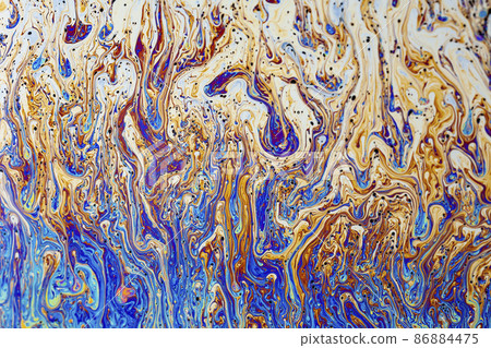 Surface pattern of soap film Surface pattern of soap film 86884475