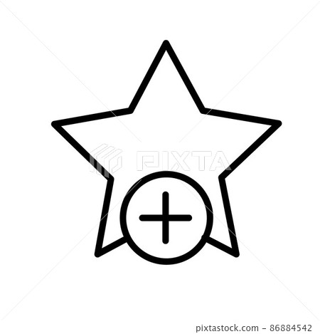 Add choice favorites like popular star icon 86884542
