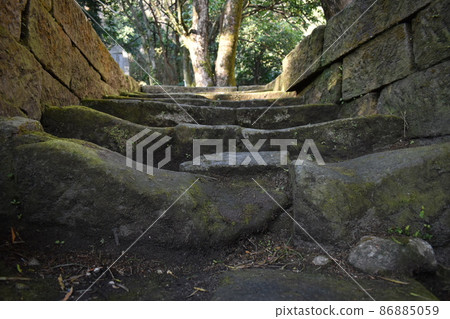 Stone staircase Stone staircase 86885059