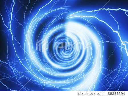 Abstract background with swirling blue lightning - Stock Illustration ...