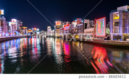 «Fukuoka Prefecture» Nakasu · entertainment district «Fukuoka Prefecture» Nakasu · entertainment district 86885611